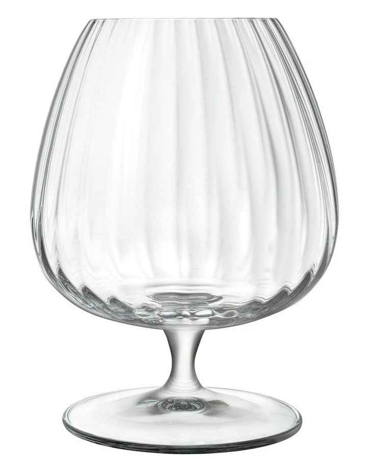 Optica Cognac 465ml 4 Pack in Clear