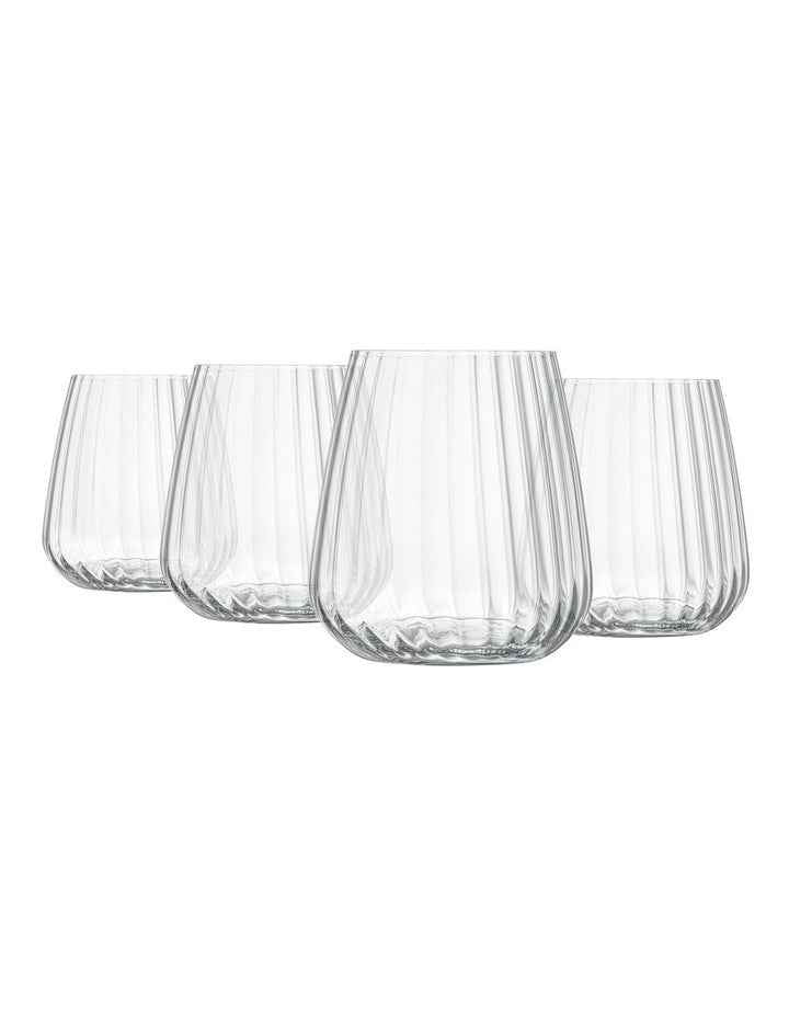 Optica Small Stemless 450ml 4 Pack