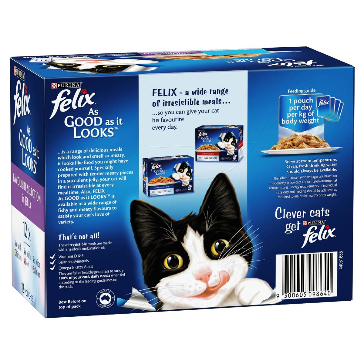 Felix As Good As It Looks Favourite Selection Wet Cat Food 85g x12 Pack