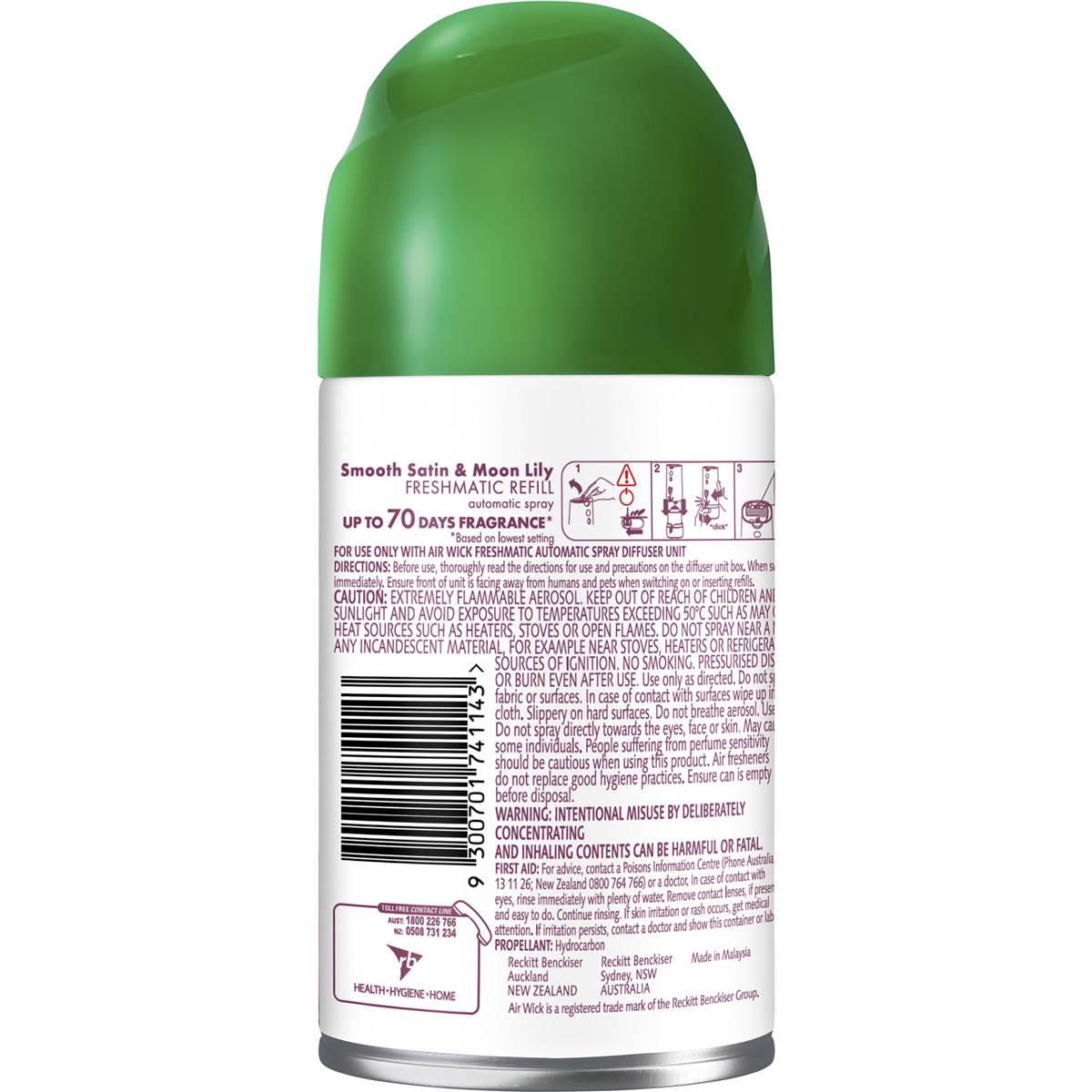 Air Wick Essential Oils Freshmatic Moon Lily Air Freshener Refill 174g
