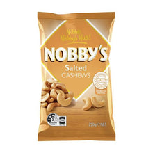 NOBBYS NUTS CASHEWS SALTED 250G