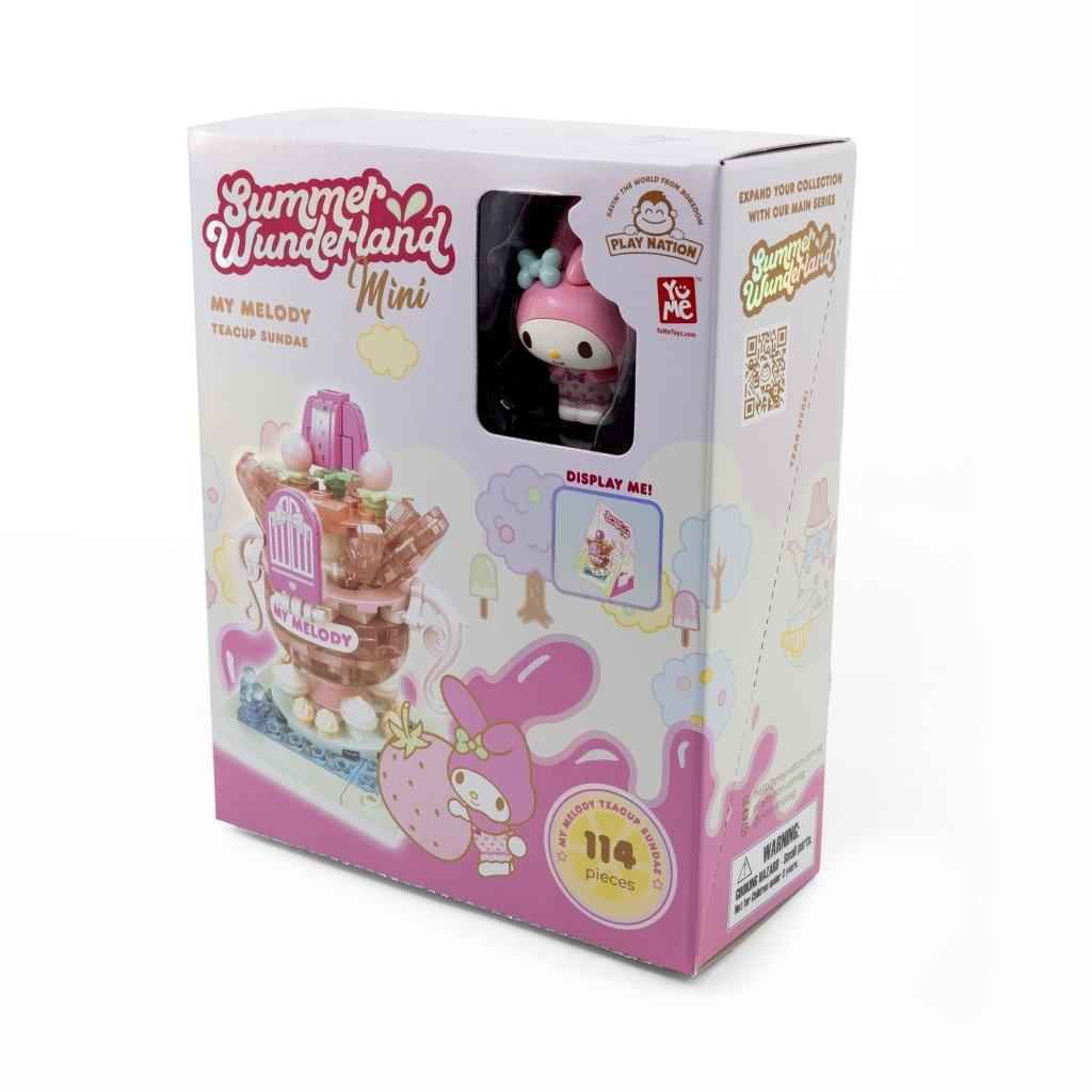 Hello Kitty - YuMe Blocks Summer Wunderland Mini Series Melody Teacup Sundae