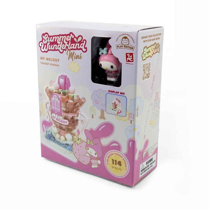 Hello Kitty - YuMe Blocks Summer Wunderland Mini Series Melody Teacup Sundae