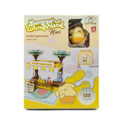 Hello Kitty - YuMe Blocks Summer Wunderland Mini Series Pompompurin Juice Bar