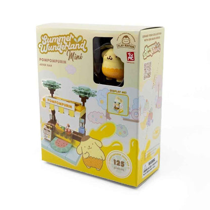 Hello Kitty - YuMe Blocks Summer Wunderland Mini Series Pompompurin Juice Bar