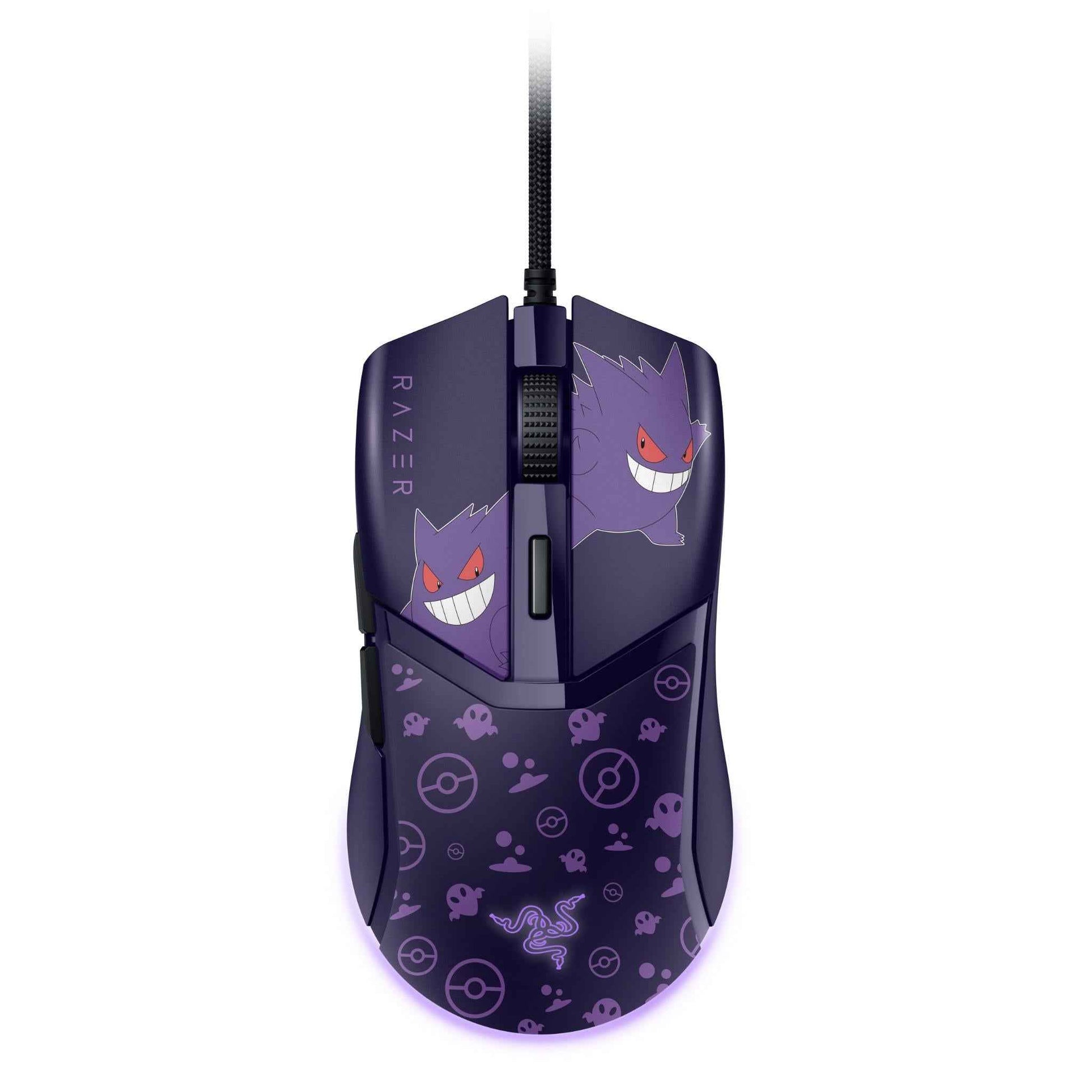 Razer Cobra Pokémon Gengar Edition Customizable Wired Gaming Mouse