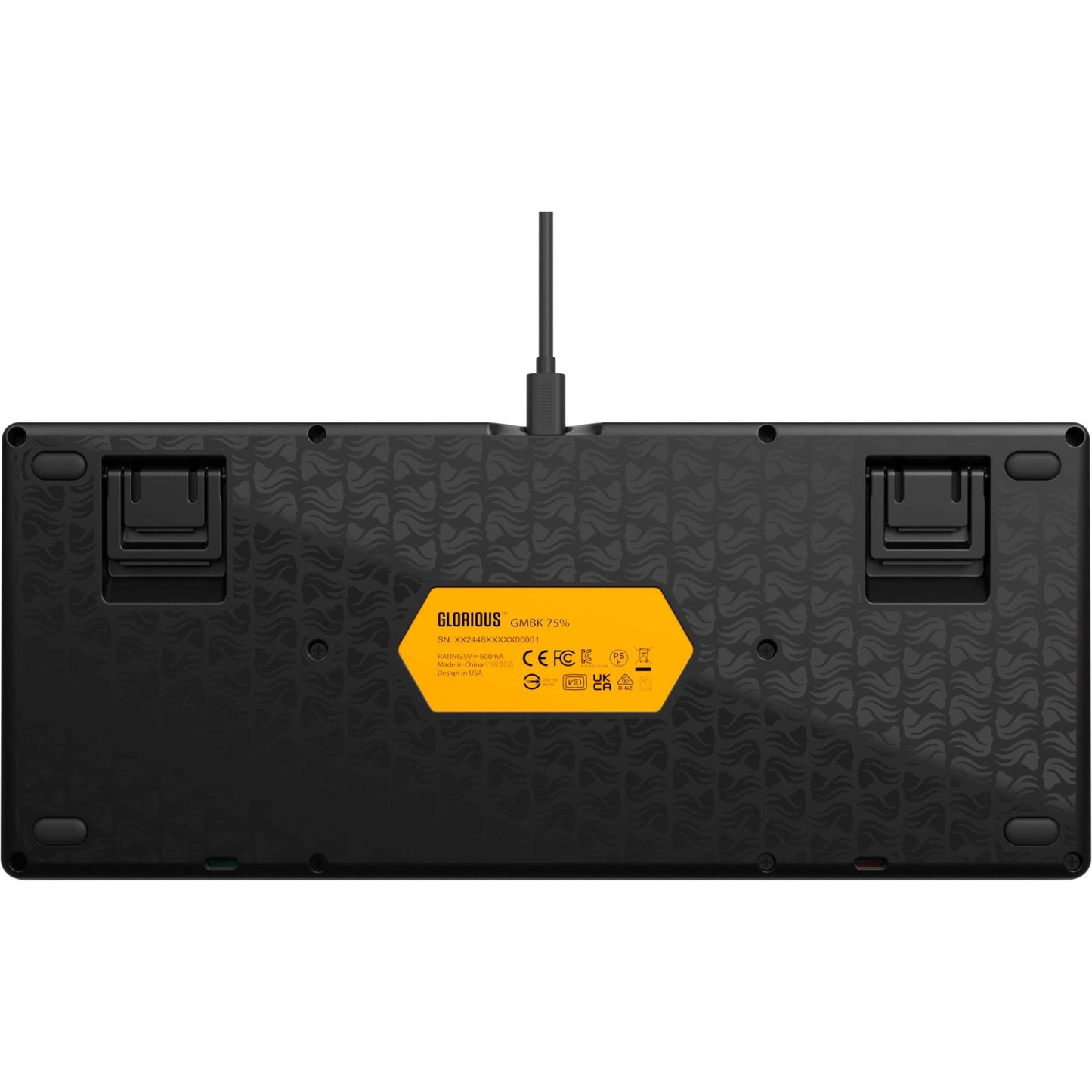 Glorious GMBK 75% Customizable RGB Wired Gaming Keyboard (Black)