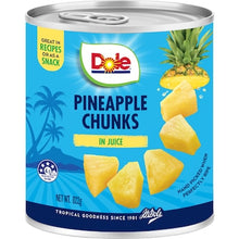 Dole Pineapple Chunks In Juice 822g