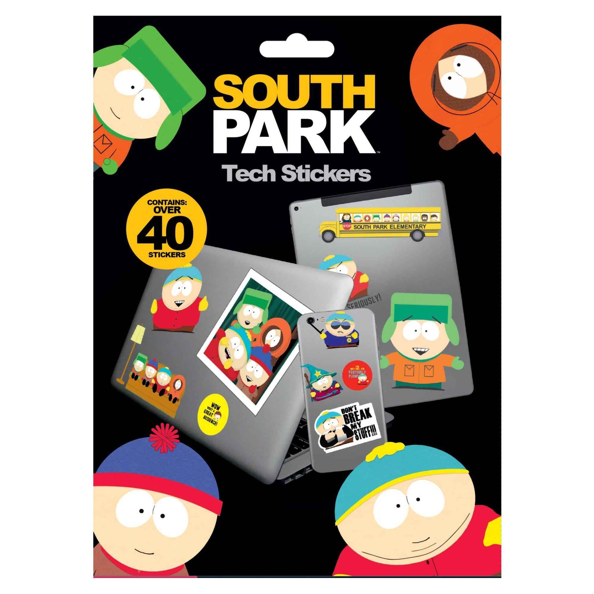 South Park - Characters Tech Stickers