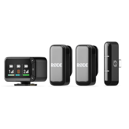 Rode Wireless Micro Ultra-compact 2-Person Wireless Microphone Camera Kit (Black)