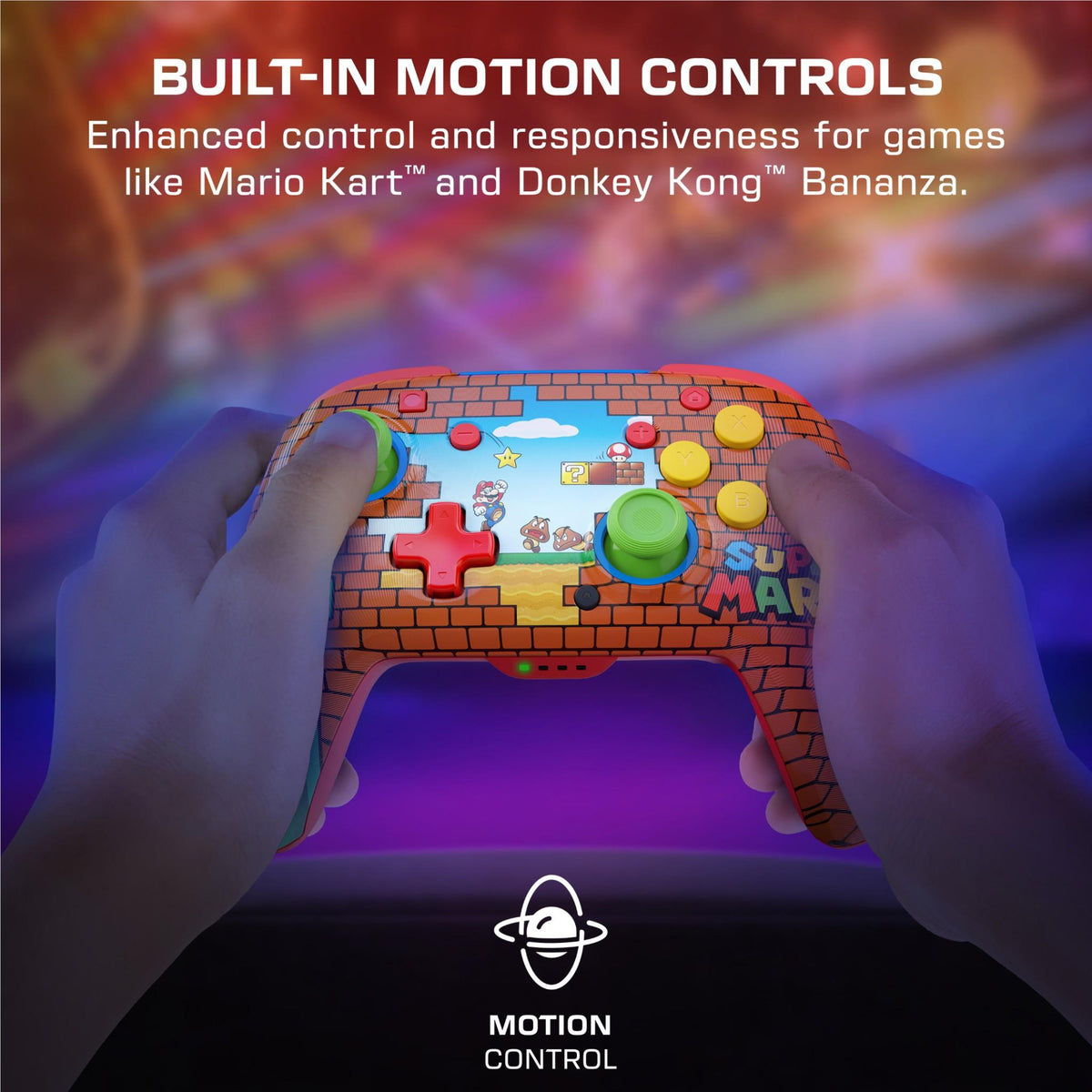Turtle Beach Rematch Wireless Gaming Controllerfor Nintendo Switch (Mario Bricks)
