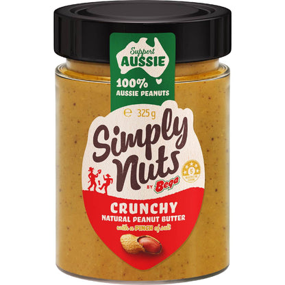 Bega Simply Nuts Crunchy Natural Peanut Butter 325g