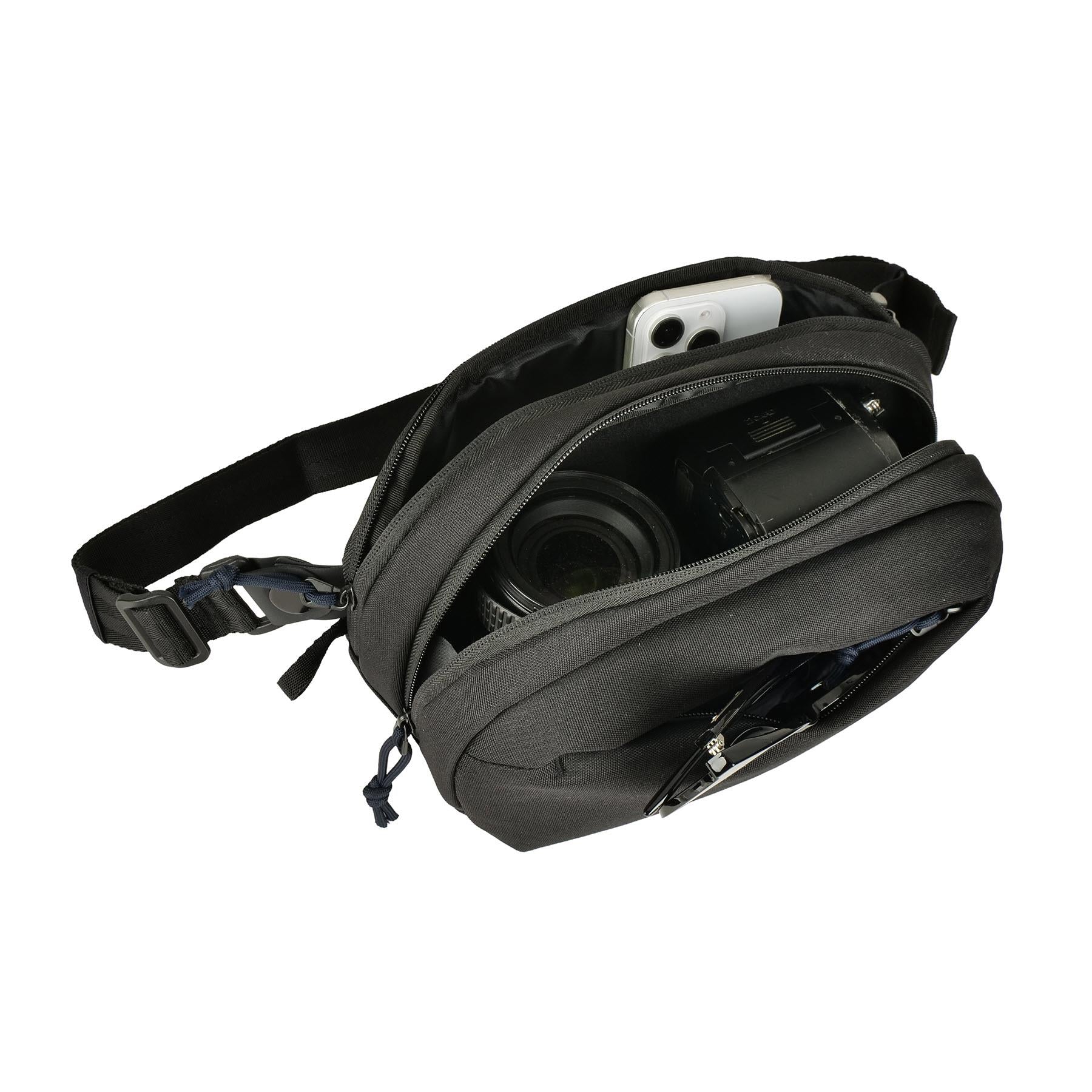 XCD Camera Curved Sling Bag (Black)