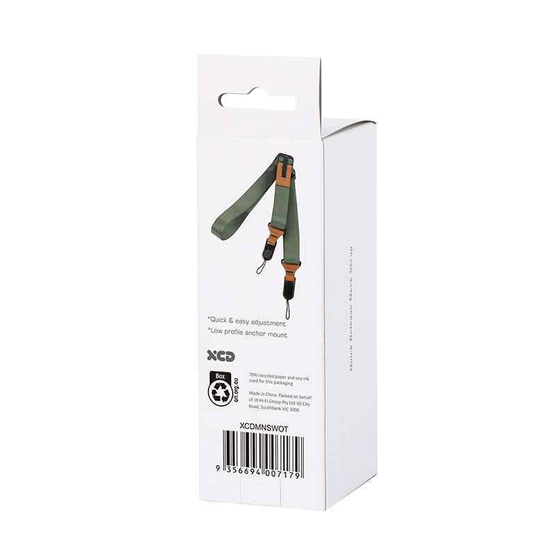 XCD Premium Wide Camera Neck Strap (Olive/Tan)