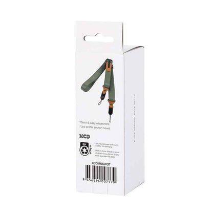 XCD Premium Wide Camera Neck Strap (Olive/Tan)