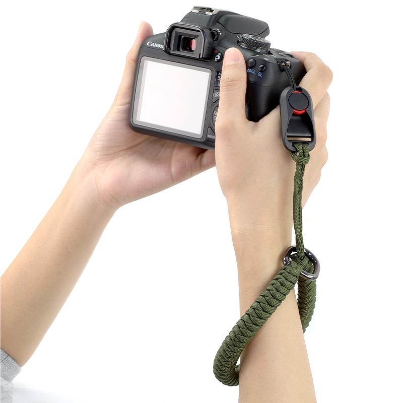 XCD Camera Braided Wrist Strap (Olive)