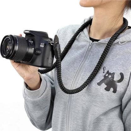 XCD Camera Braided Neck Rope Strap (Black)
