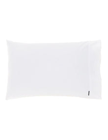 Augusta 500TC Cotton Sateen Standard Pillowcase In White
