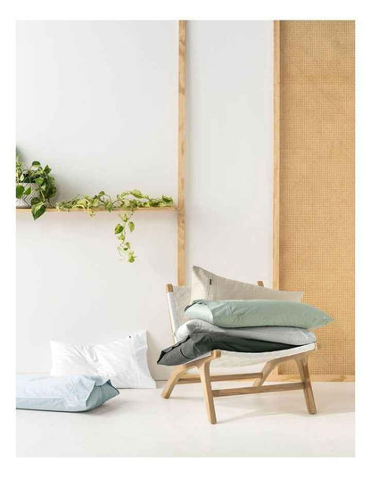 Augusta 500TC Cotton Sateen Standard Pillowcase In White