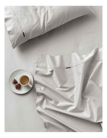 Augusta 500TC Cotton Sateen Standard Pillowcase In Grey