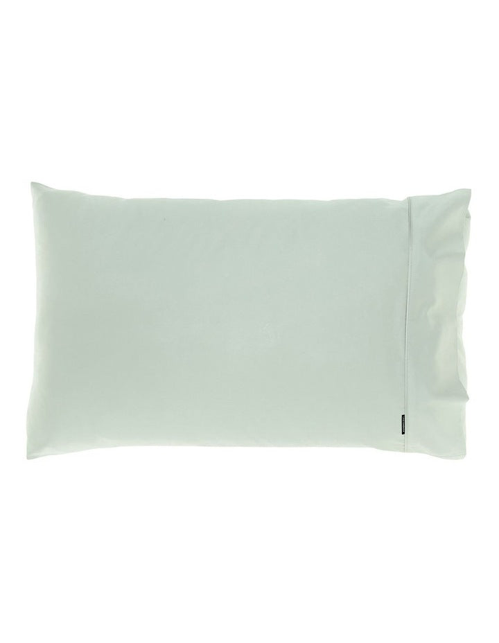 Augusta 500TC Cotton Sateen Standard Pillowcase In Green Gum