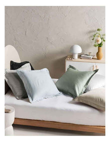 Augusta 500TC Cotton Sateen European Pillowcase in White