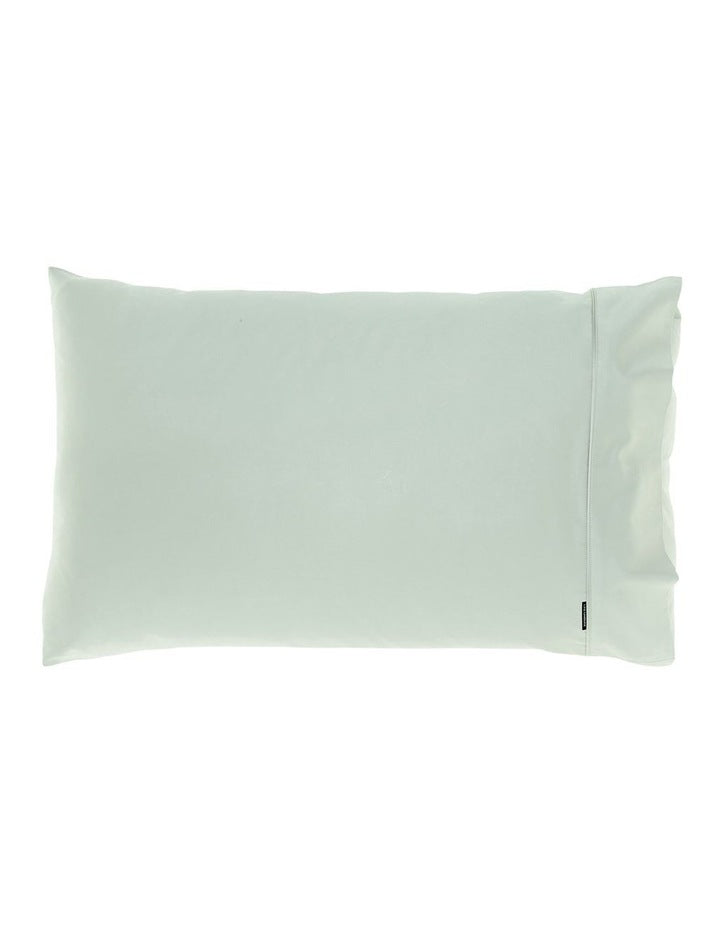Augusta 500TC Cotton Sateen King Pillowcase In Green Gum