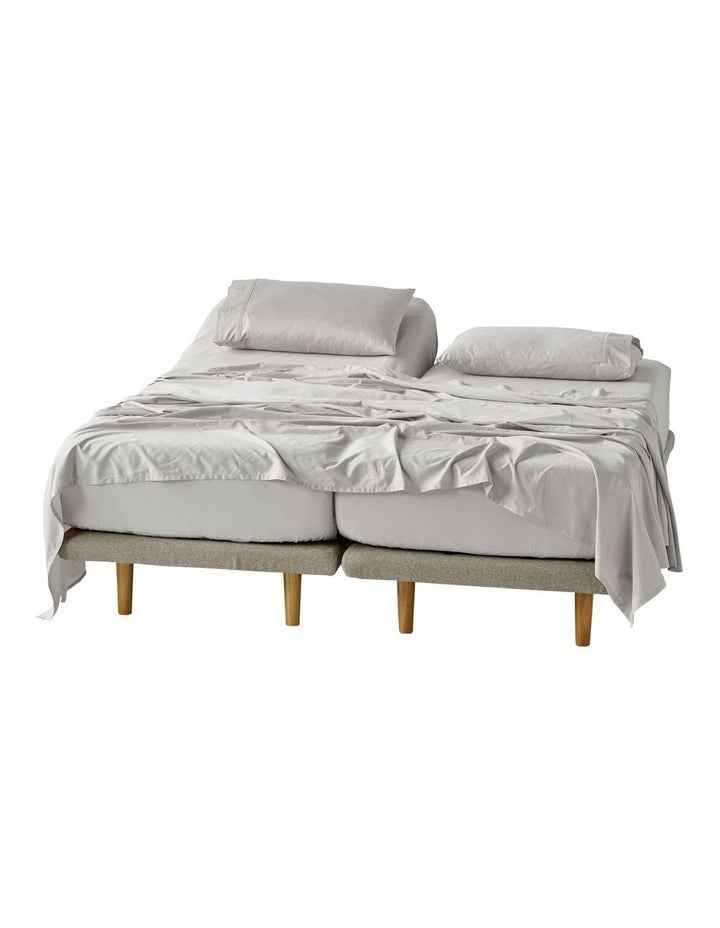 Augusta 500TC Cotton Sateen Fitted Sheets in Grey