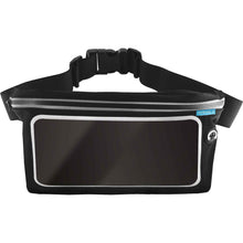 Terminal 2 Waist Bag Black with Clear Pocket (Black)