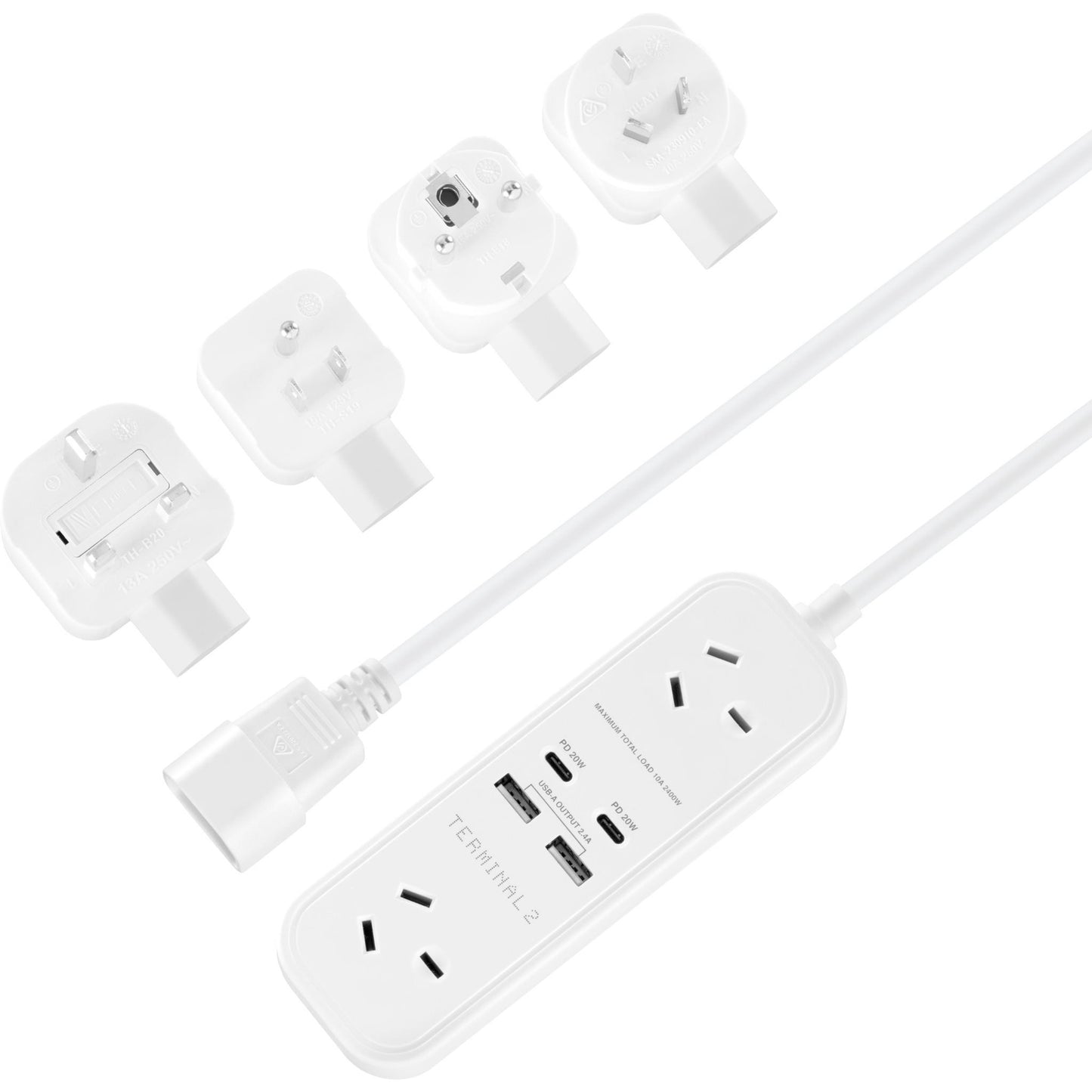 Terminal 2 Universal Portable Power Kit 4 USB PD 20W 1.5m