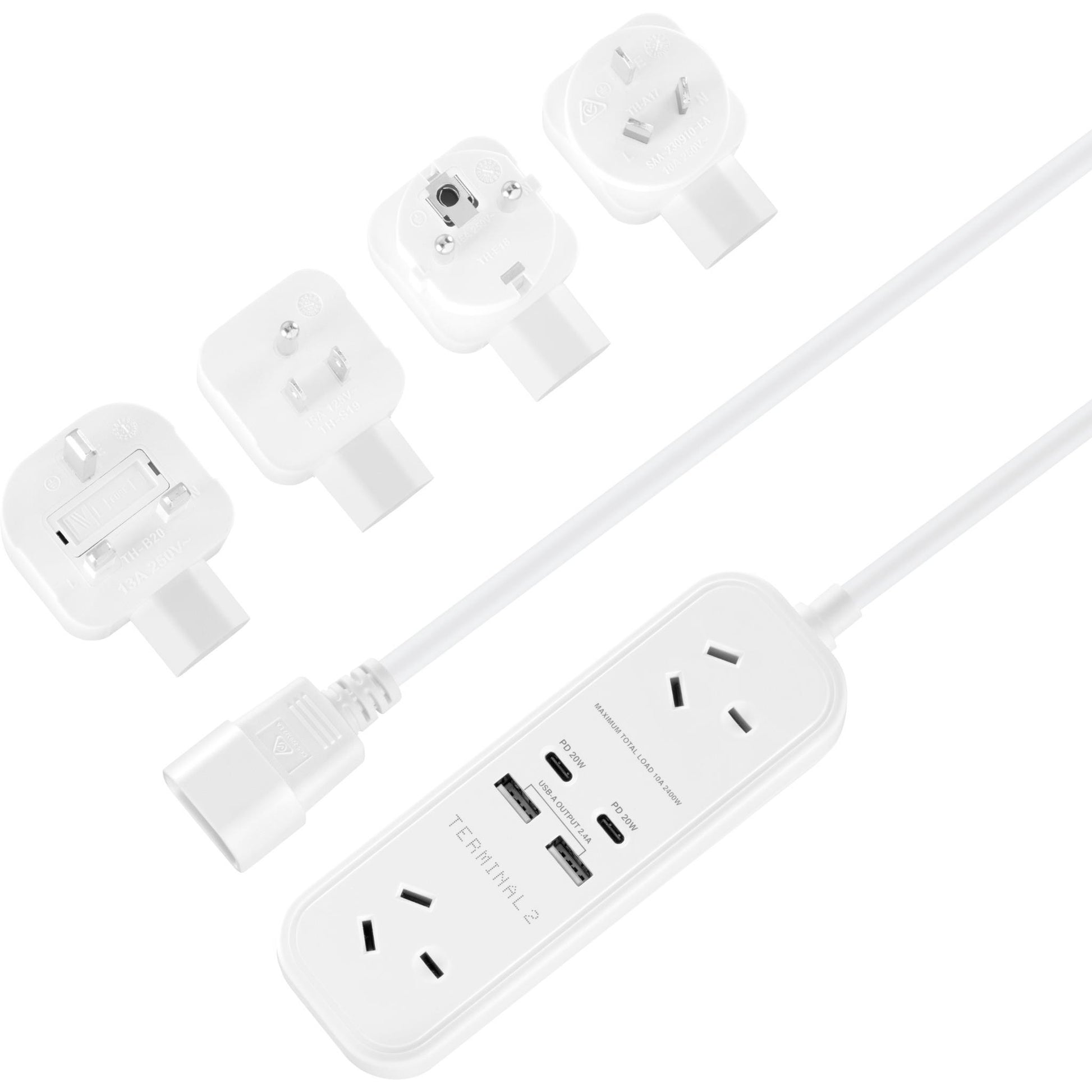 Terminal 2 Universal Portable Power Kit 4 USB PD 20W 1.5m