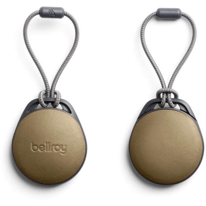 Bellroy Leather AirTag Case (Khaki)