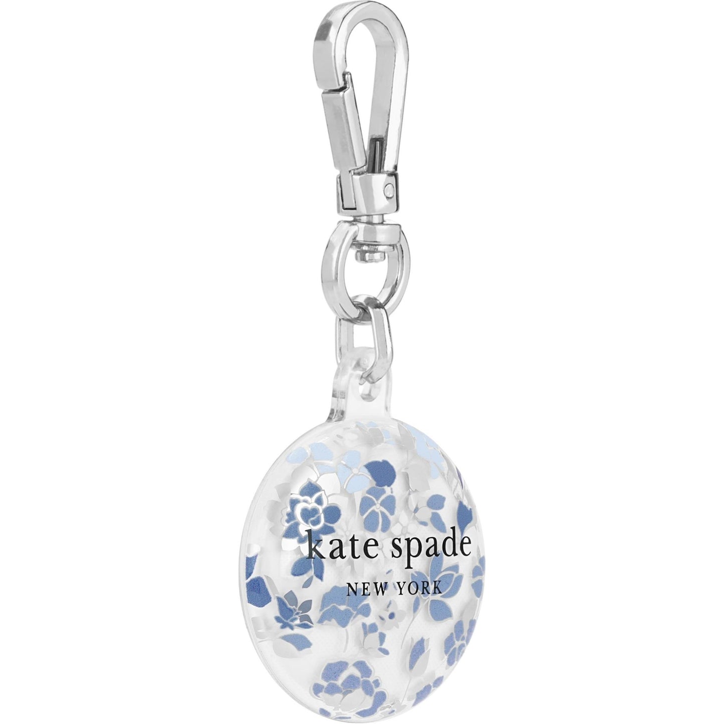 Kate Spade AirTag Keychain (Flowerbed Blue)