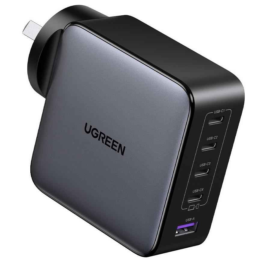 UGREEN Nexode 100W 5-Port GaN Fast Charger (Grey)