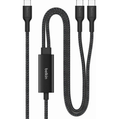 Belkin BoostCharge Pro 140W Dual USB-C to C Cable 1.5m (Black)