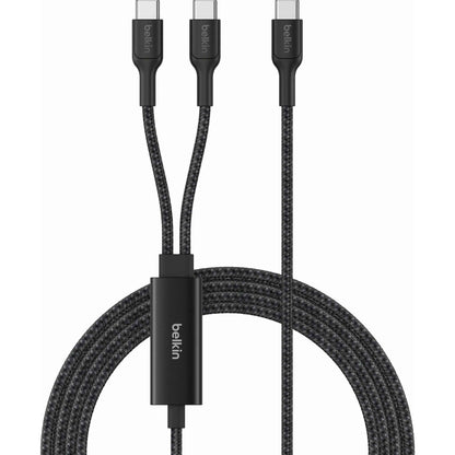 Belkin BoostCharge Pro 140W Dual USB-C to C Cable 1.5m (Black)