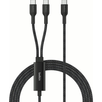 Belkin BoostCharge Pro 140W Dual USB-C to C Cable 1.5m (Black)