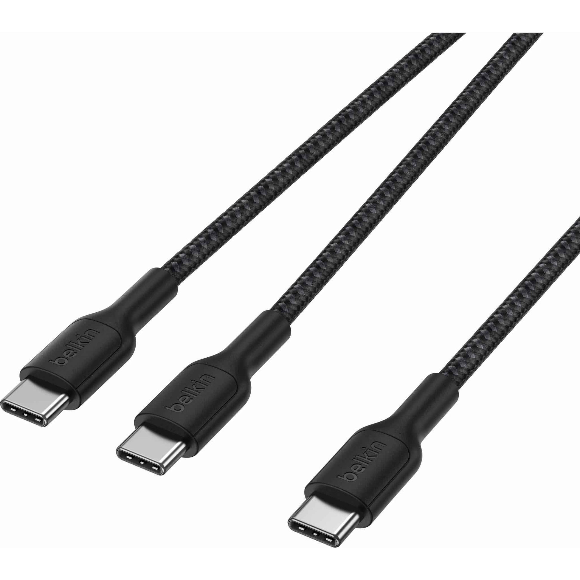 Belkin BoostCharge Pro 140W Dual USB-C to C Cable 1.5m (Black)