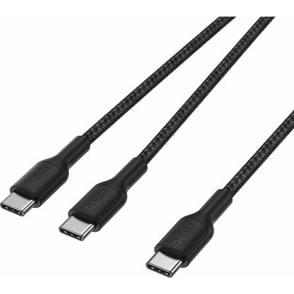 Belkin BoostCharge Pro 140W Dual USB-C to C Cable 1.5m (Black)