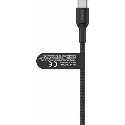 Belkin BoostCharge Pro 140W Dual USB-C to C Cable 1.5m (Black)