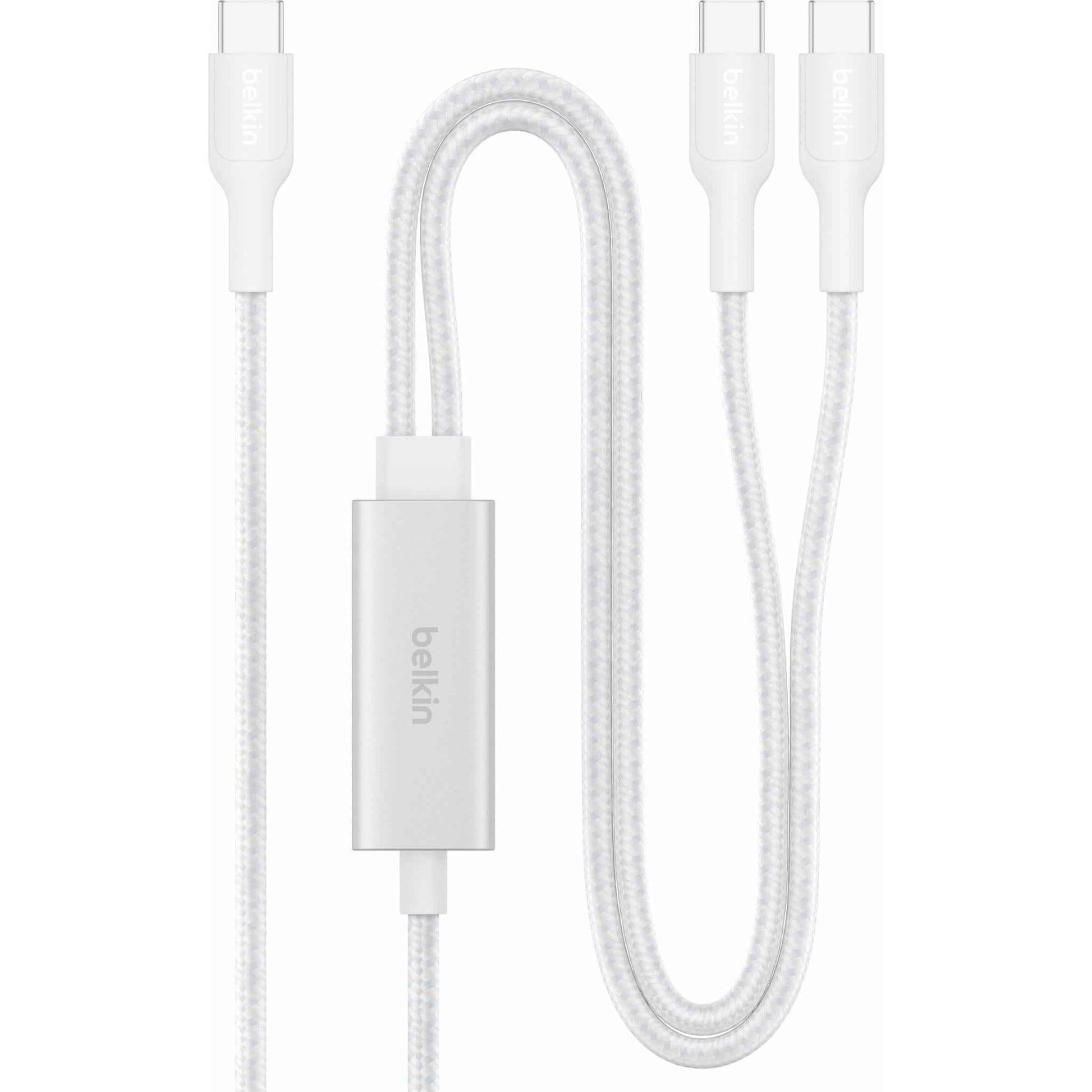 Belkin BoostCharge Pro 140W Dual USB-C to C Cable 1.5m (White)