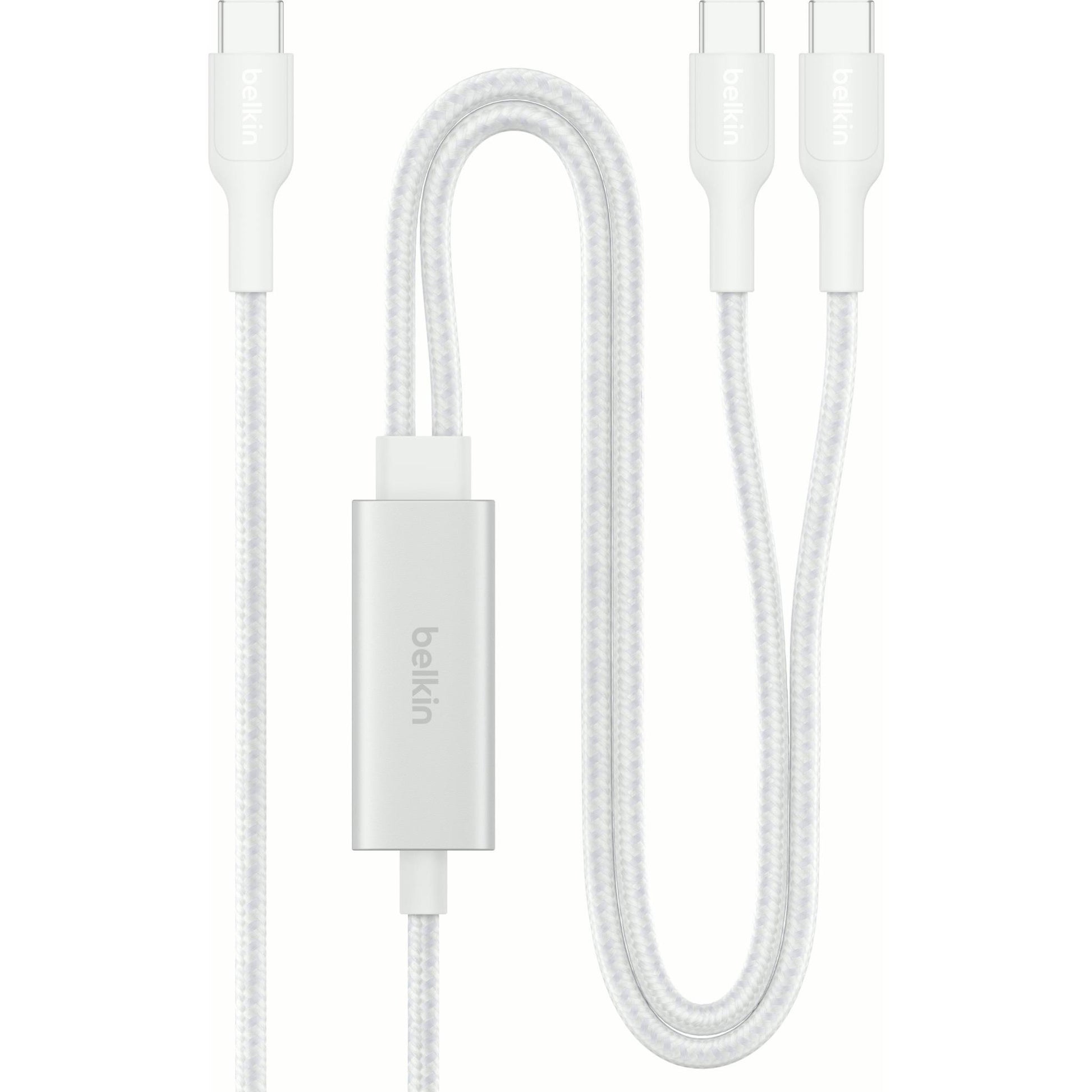 Belkin BoostCharge Pro 140W Dual USB-C to C Cable 1.5m (White)