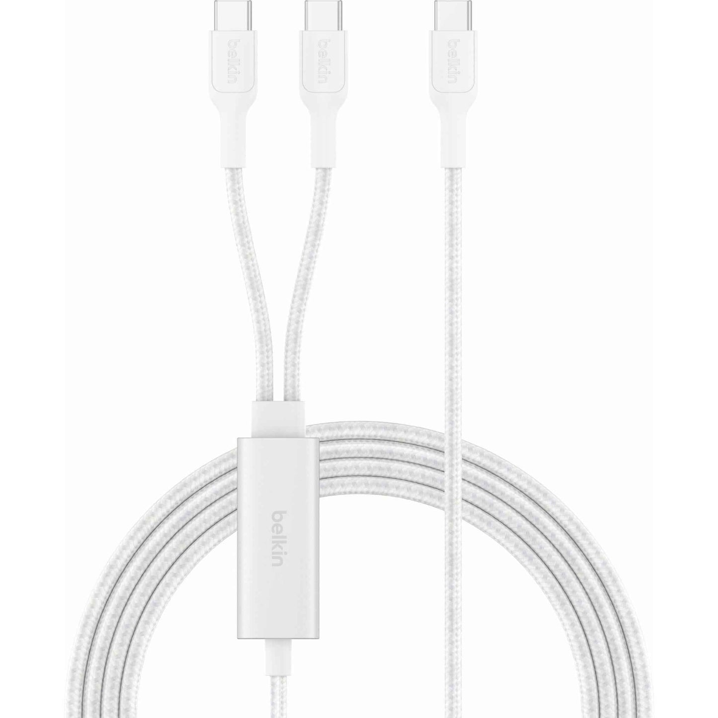 Belkin BoostCharge Pro 140W Dual USB-C to C Cable 1.5m (White)