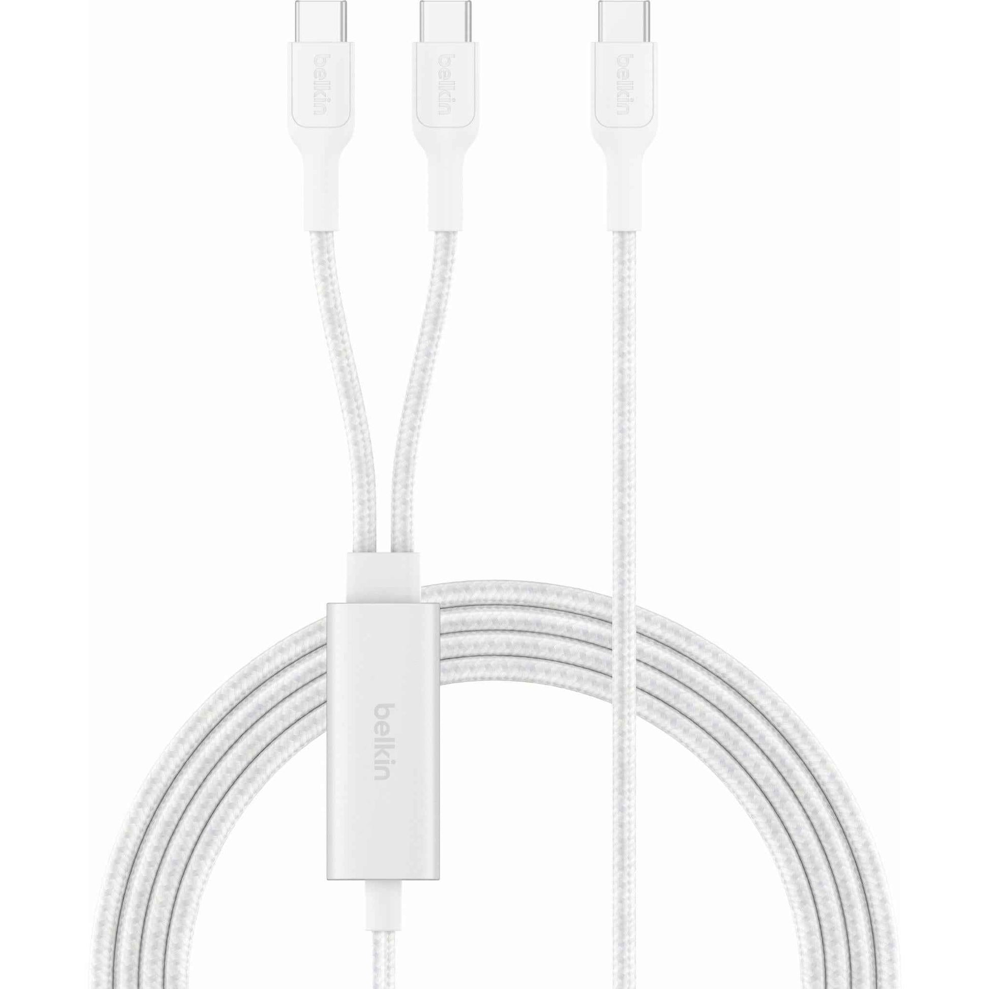 Belkin BoostCharge Pro 140W Dual USB-C to C Cable 1.5m (White)