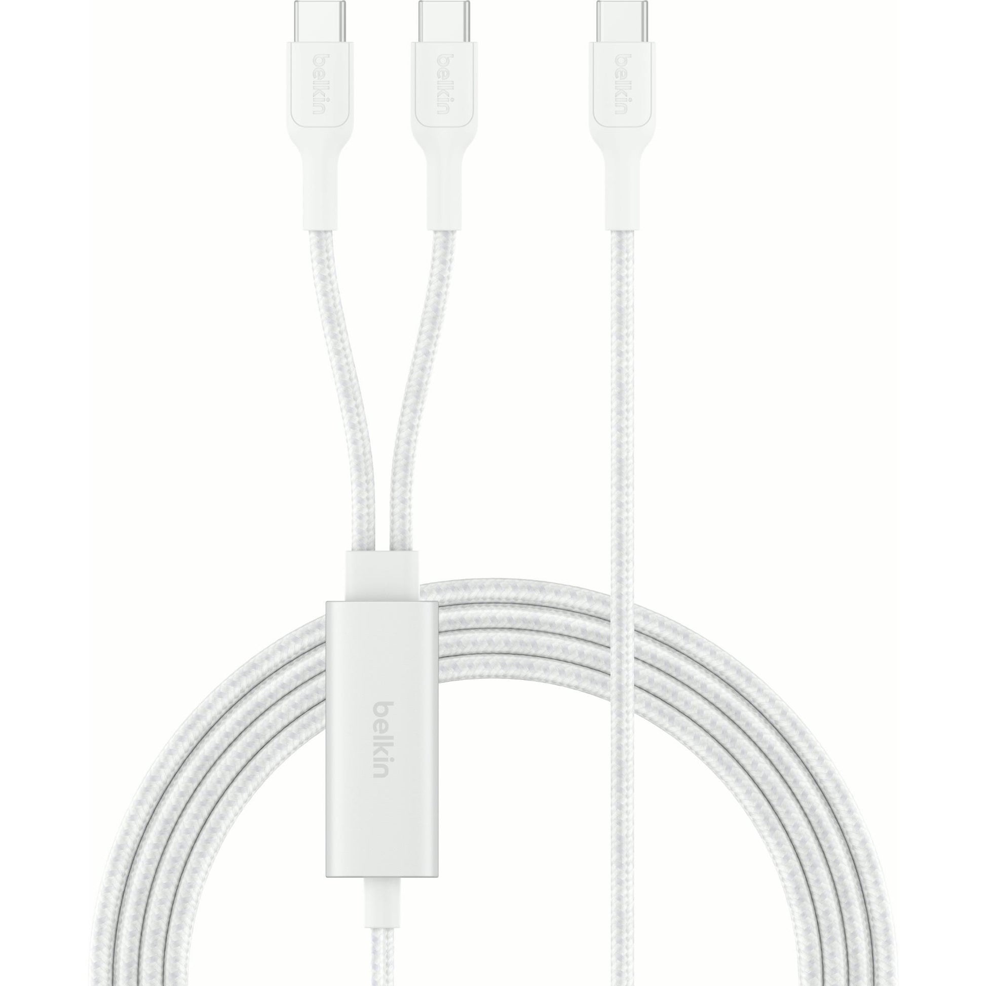 Belkin BoostCharge Pro 140W Dual USB-C to C Cable 1.5m (White)