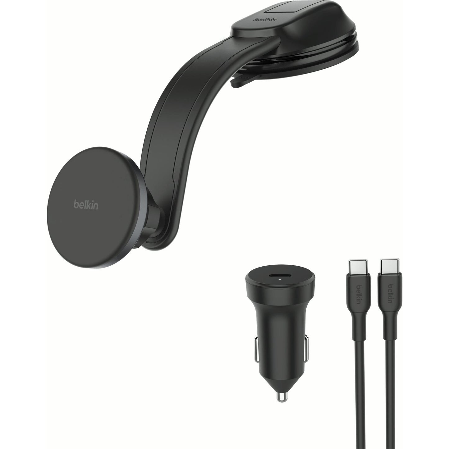 Belkin Qi2 15W Wireless In-Car Dash Mount Charger