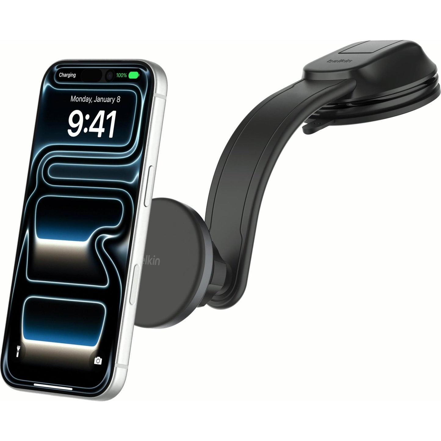 Belkin Qi2 15W Wireless In-Car Dash Mount Charger