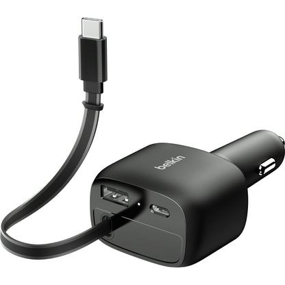 Belkin BoostCharge Retractable Car Charger 75W