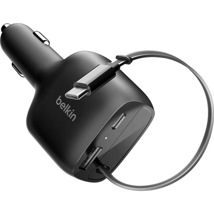 Belkin BoostCharge Retractable Car Charger 75W
