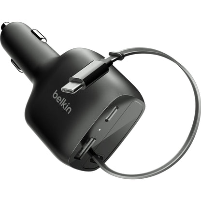 Belkin BoostCharge Retractable Car Charger 75W